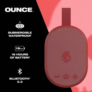 Foto 2 | Foto 2 | Skullcandy Ounce - Altavoz Inalámbrico Bluetooth - Ipx7 Impermeable Mini Altavoz Portátil Con Batería De 16 Horas Radiador Pasi