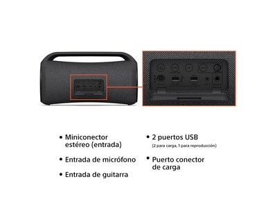Foto 3 | Foto 3 | Sony Srs-xg500 - Bocina Portátil Con Bluetooth Con Sonido Intenso Iluminación Y Batería De 30 H (ip66 Mega Bass Función De Ca