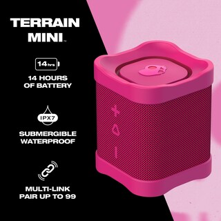 Foto 2 | Foto 2 | Skullcandy Terrain Mini Altavoz Inalámbrico Bluetooth Portátil Impermeable Ipx7 Con Radiadores Pasivos Batería De 14 Horas Muñ