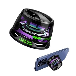 Foto 1 | Foto 1 | Hounyoln - Bocina Bluetooth Magnética Portátil Multifuncional G200 Con Luces Rgb Multicolor Efecto De Sonido Envolvente 3d S