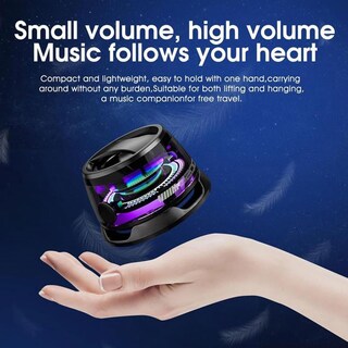 Foto 4 | Foto 4 | Hounyoln - Bocina Bluetooth Magnética Portátil Multifuncional G200 Con Luces Rgb Multicolor Efecto De Sonido Envolvente 3d S
