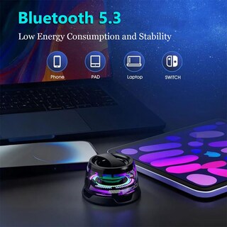Foto 6 | Foto 6 | Hounyoln - Bocina Bluetooth Magnética Portátil Multifuncional G200 Con Luces Rgb Multicolor Efecto De Sonido Envolvente 3d S