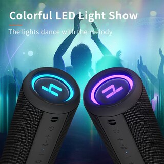 Foto 3 | Foto 3 | Heysong Bocina Bluetooth 5.3 30w Para Fiestas Luz Rgb Altavoz Portátil Impermeable Ipx6 Aux Micro Sd tf Tarjeta Usb Stéreo