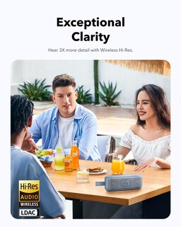 Foto 3 | Foto 3 | Soundcore By Anker Motion100 Bocinas Portátiles Bluetooth Hi-res Controladores De Rango Completo Graves Impactantes Ecualizad