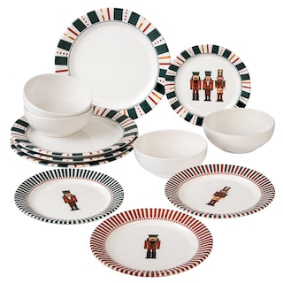 Foto 5 | Foto 5 | Vajilla Santa Anita Cascanueces De Porcelana 12 Pz Edicion Navidad