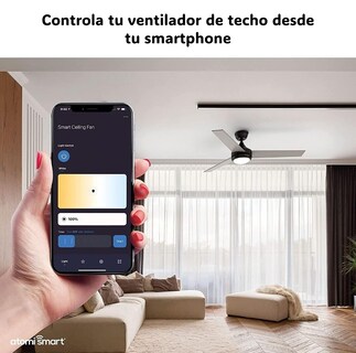 Foto 3 | Foto 3 | Atomi Samrt Atomi Smart Ventilador De Techo Wifi Motor Ultra Silencioso 3 Velocidades Y Luz Led Ajustable