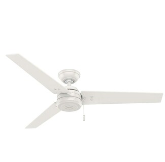 Foto 1 | Foto 1 | Hunter Fan Ventilador De Techo Con Cadena  Cassius  Ventiladores Para Exteriores  3 Aspas Reversibles  Color Blanco  52 Pulgadas