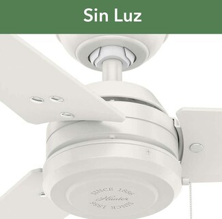 Foto 3 | Foto 3 | Hunter Fan Ventilador De Techo Con Cadena  Cassius  Ventiladores Para Exteriores  3 Aspas Reversibles  Color Blanco  52 Pulgadas