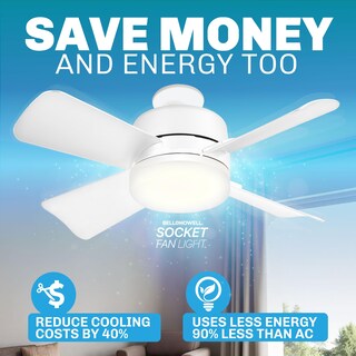 Foto 3 | Foto 3 | Bell+howell Ventiladores De Techo Con Luces De Control Remoto  Bombillas De Luz Y Ventilador De Techo De Repuesto Para Una Fácil