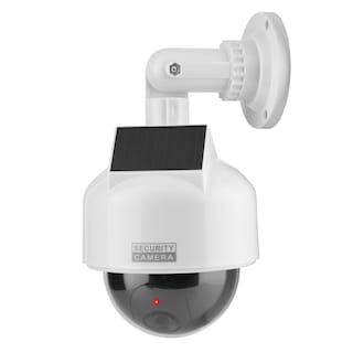 Foto 1 | Foto 1 | Ashata Cámara Domo Cámara Domo Cámara Simulada Interior/exterior Realista Solar Cámara Impermeable Luz Intermitente Led Para El