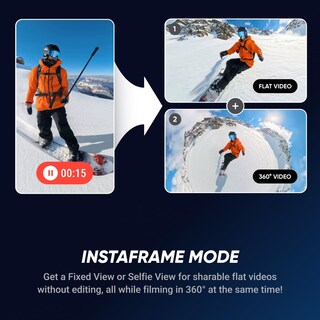Foto 5 | Foto 5 | Insta360 X5 Pack Essentials – Cámara De Acción 360° 8k Resistente Al Agua Baja Luz De Punta Palo Selfie Invisible Objetivos R