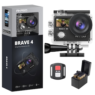 Foto 1 | Foto 1 | Akaso Brave 4 (versión Para Mx) Cámara De Acción 4k 20mp Wifi Cámara Deportiva Ultrahd Eis 5xzoom Cámara Acuática Sumergible Con