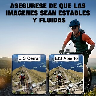 Foto 5 | Foto 5 | Camara De Accion Camara Para Moto4k 2 Pulgadas Pantalla 170 ° Gran Angular Wifi Antivibración Inteligente Camara Acuatica