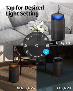 Foto 6 | Foto 6 | Coway Purificador De Aire Para Recámara Y Hogar De Hasta 810 Pies Filtro Hepa Verdadero Para Humo Alergias Caspa De Mascotas