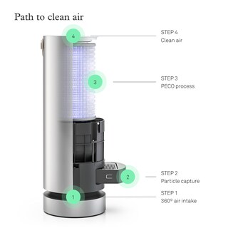 Foto 6 | Foto 6 | Molekule Air Purificador De Aire Para Habitación Grande Con Tecnología Peco Para Humo  Alérgenos  Contaminantes  Virus  Bacteria