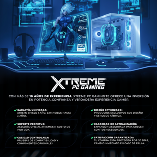 Foto 7 | Foto 7 | Pc Gamer Xtreme Pc Gaming Nvidia Geforce Rtx 5050 Amd Ryzen 5 5500 32gb Ssd 1tb Wifi W10 White Gaming 1080p Y Multitarea