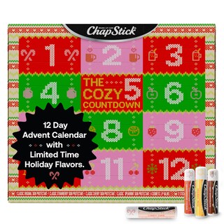 Foto 1 | Foto 1 | Calendario De Adviento Chapstick Paquete De 12 Bálsamos Labiales Con Sabores Navideños - Venta Internacional.