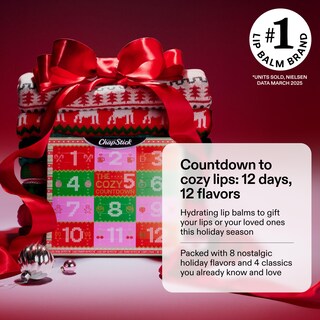 Foto 2 | Foto 2 | Calendario De Adviento Chapstick Paquete De 12 Bálsamos Labiales Con Sabores Navideños - Venta Internacional.