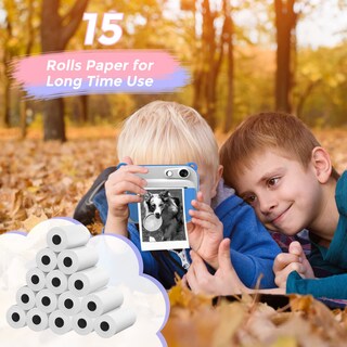 Foto 3 | Foto 3 | 15 Rollos De Repuesto De Papel Para Cámara De Impresión Para Niños Para La Mayoría De Los Niños Cámara De Impresión Masterbee/