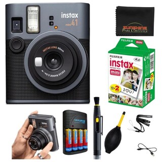 Foto 1 | Foto 1 | Fujifilm Instax Mini 41 Cámara De Película Instantánea Con Paquete De Fotos Sunshine... (cámara + 1 Paquete Doble)