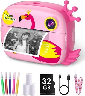 Foto 1 | Foto 1 | Cámara De Impresión Instantánea Para Niños Visualización De 2.4 Pulgadas Cámara Digital Hd De 12 Mp/1080p Niños Y Niñas De 3