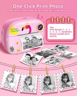 Foto 4 | Foto 4 | Cámara De Impresión Instantánea Para Niños Visualización De 2.4 Pulgadas Cámara Digital Hd De 12 Mp/1080p Niños Y Niñas De 3