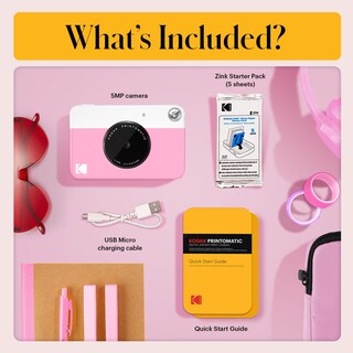 Foto 3 | Foto 3 | Kodak Cámara Digital De Impresión Instantánea (rosado) Impresión A Todo Color En Papel Fotográfico Zink 2 X 3 Pulgadas Papel Adh