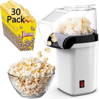 Foto 1 | Foto 1 | Mblnbvn Maquina De Palomitas De Maiz Con Tapa Medidora máquina Palomitero De Aire Caliente Automática Incluye 30 Bolsas Para Pal