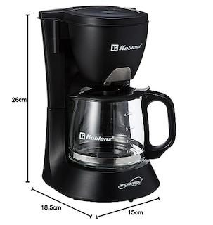 Foto 5 | Foto 5 | Cafetera De Goteo Koblenz Para 4 Tazas Jarra De Vidrio De 0.6 Litros Función Antigoteo Filtro Lavable 600 W Base Para Mante