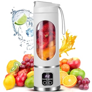 Foto 1 | Foto 1 | Batidora Portátil Sin Cable mini Licuadora  Licuadora De Batidos Con 12 Cuchillas  Para Batidos Y Smoothies zumos  Recargable  4