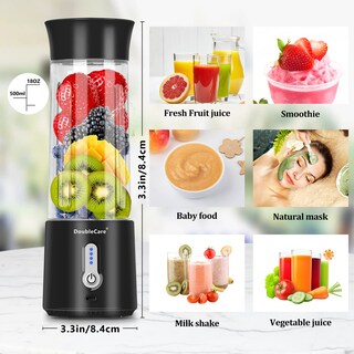 Foto 3 | Foto 3 | Licuadora Portátil Para Batidos Y Smoothies Exprimidor Eléctrico De 500ml Licuadora De 4000mah Con Material Libre De Bpa Licu