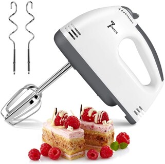Foto 1 | Foto 1 | 2022 Electric Hand Mixer Upgrade 7 Speed Options Portable Handheld Kitchen Whisk Lightweight And Powerful Handheld Electric Be
