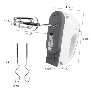Foto 4 | Foto 4 | 2022 Electric Hand Mixer Upgrade 7 Speed Options Portable Handheld Kitchen Whisk Lightweight And Powerful Handheld Electric Be