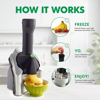 Foto 6 | Foto 6 | Yonanas - Máquina Para Hacer Postres Frozen Healthy Negra Y Plateada 200 Vatios