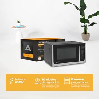 Foto 4 | Foto 4 | Horno De Microondas Digital Negro Capacidad 20 Litros
