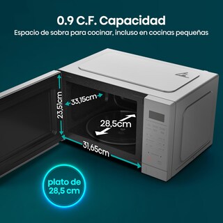 Foto 4 | Foto 4 | Hisense 0.9 C.f. Microondas 26menús Mexicanos Preestablecidos Cristal De Seguridad Revestimiento Cerámico Eco Y Mute Cocina