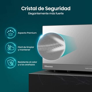 Foto 6 | Foto 6 | Microondas Hisense 0.9 C.f. Revestimiento Cerámico Eco y Mute