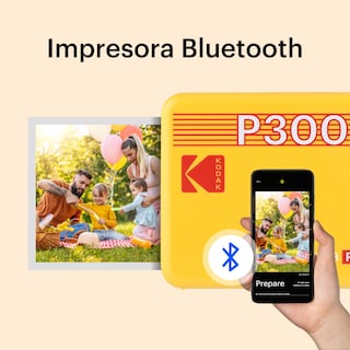 Foto 3 | Foto 3 | Kodak Mini 3 Retro 4pass Impresora De Fotos Portátil (7 6x7 6cm) + Pack Con 68 Hojas Negro