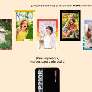 Foto 6 | Foto 6 | Kodak Mini 2 Retro 4pass Impresora De Fotos Portátil (5 3x8 6cm) + Pack Con 68 Hojas Amarillo