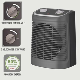 Foto 3 | Foto 3 | Calefactor Eléctrico T-fal Comfort Compact 2en1 Función De Aire Frío 1500w Silencioso Se2330x1