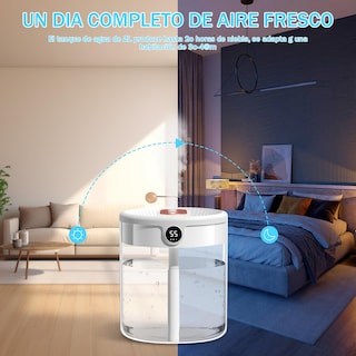 Foto 2 | Foto 2 | 2lhumidificador De Aireportátil humidificador De Aromas mini Humidificadores con Pantalla Digital Humidificador Silencioso apag