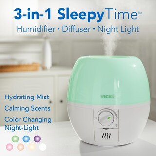 Foto 3 | Foto 3 | Vicks Humidificador Cool Mist 3 En 1 Con Luz Nocturna