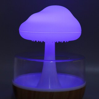 Foto 2 | Foto 2 | Lluvia Nube Humidificador Humificador De Aromaterapia Efecto Goteo Agua Humidificador De Nube De Lluvia Con 7 Luces Led Capa