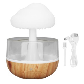 Foto 6 | Foto 6 | Lluvia Nube Humidificador Humificador De Aromaterapia Efecto Goteo Agua Humidificador De Nube De Lluvia Con 7 Luces Led Capa