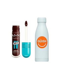 Foto 1 | Foto 1 | Tinta De Labios Hidratante Lip Iv Marrón Oscuro + Grats Termo Güish De Regalo