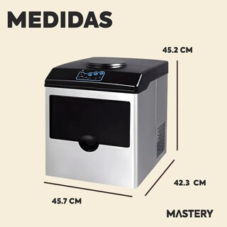 Foto 5 | Foto 5 | Mastery Brand Maquina De Hielo Y Dispensador De Agua Para Garrafon 2 En 1 Producción De 25kg Por Dia Ice Maker De Acero Inoxida