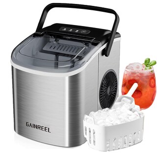 Foto 1 | Foto 1 | Fabricador De Hielo De Encimera Máquina De Hielo Portátil Con Autolimpieza 26.5lbs/24hrs 9 Cubitos De Hielo En 6 Minutos Ces