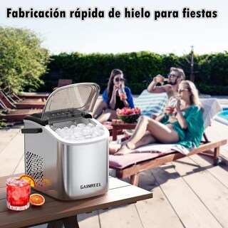 Foto 6 | Foto 6 | Fabricador De Hielo De Encimera Máquina De Hielo Portátil Con Autolimpieza 26.5lbs/24hrs 9 Cubitos De Hielo En 6 Minutos Ces