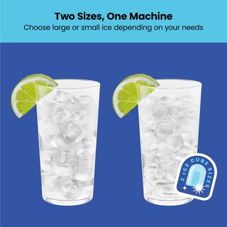 Foto 6 | Foto 6 | Iceman Máquina Portátil De Hielo De Doble Tamaño Chefman Crea 2 Tamaños De Cubo En 6 Minutos Hace Hasta 11 Kg. En 24 Horas Fu
