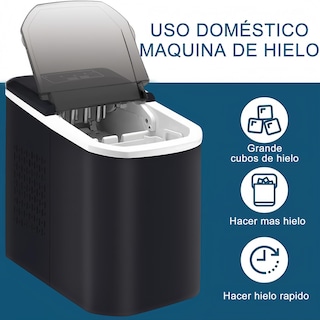 Foto 5 | Foto 5 | Maquina De Hielos Para Casa Fabrica De Hielos Portátil fabrica 9 Hielos Cada 6-8 Minutos ice Maker Para Comercio capacidad De Fa